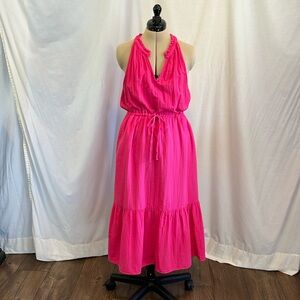 Women’s Hot Pink cotton dress